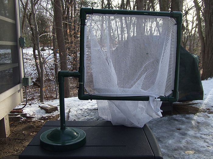 Crib Nets/Mosquito Nets as brass catchers
